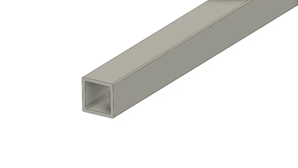 Series23 Grey 50x50x6.35mm x 6000mm Box Section