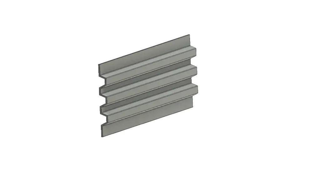 Series17 Grey 150x15x3mm x 5000mm Kickplate