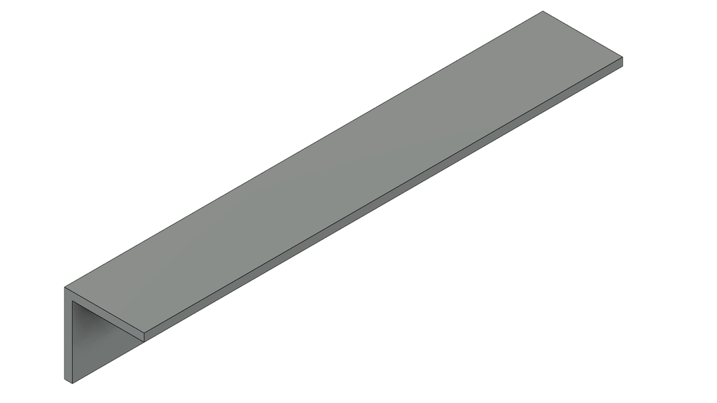 Series23 Grey 50x50x5mm x 2000mm Equal Angle