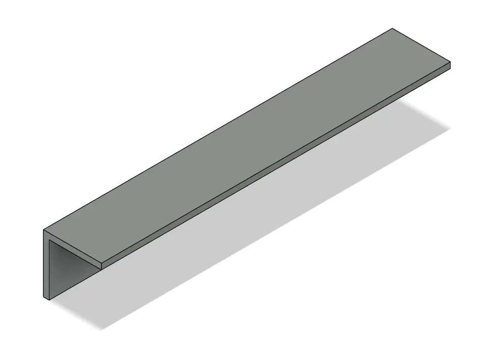 Series23 Grey 50x50x5mm x 3000mm Equal Angle 