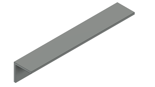 [FEA50505SG26000] Series23 Grey 50x50x5mm x 6000mm Equal Angle