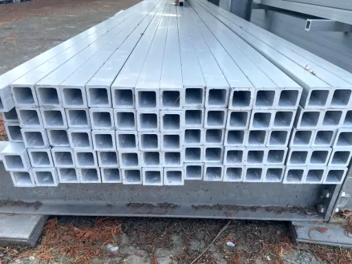 [FSH75757SG26000] Series23 Grey 75x75x7.4mm x 6000mm Box Section
