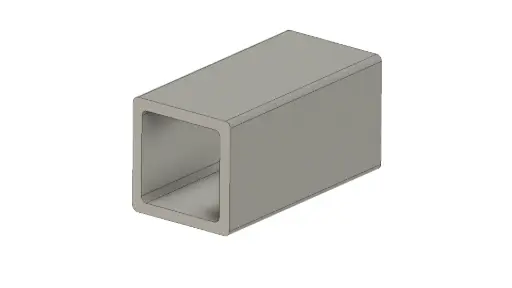 [FSH10010010SG13140] Series100 Grey 100mm x 10mm SHS